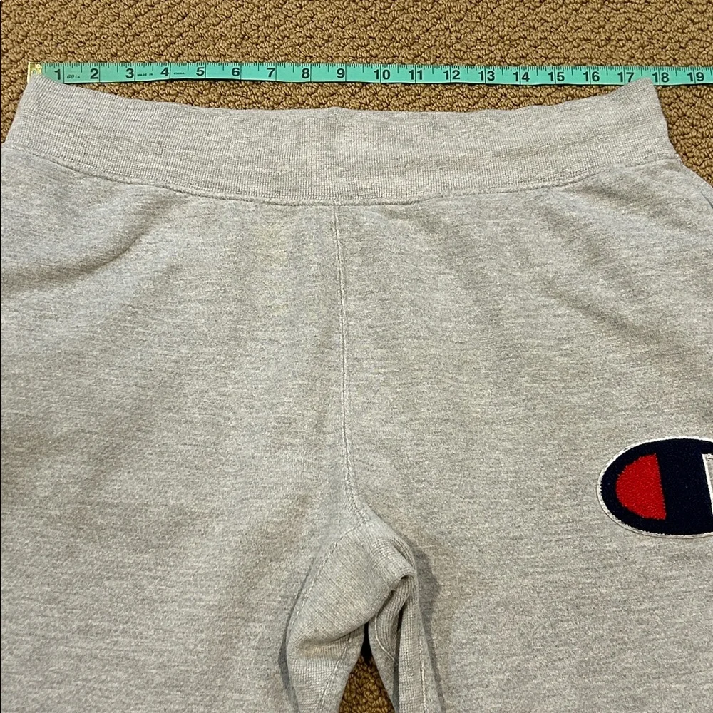 Vintage Champion Men's Reverse Weave Logo Jogger Sweatpants size XL Gray